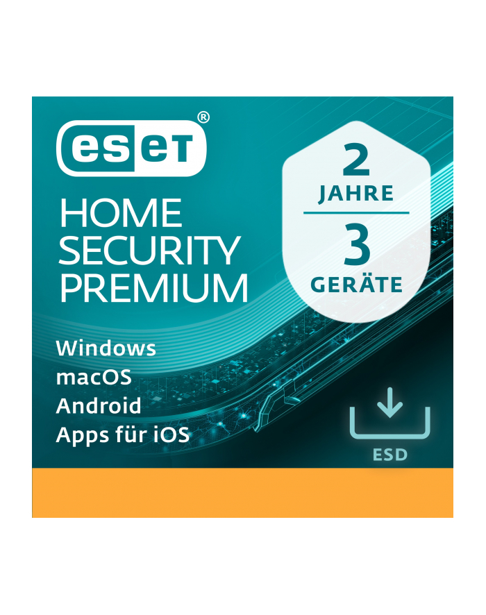 Eset ESD HOME Security Premium 3 Users 2 Years EHSPN2A3VAKTE EHSP-N2A3-VAKT-E