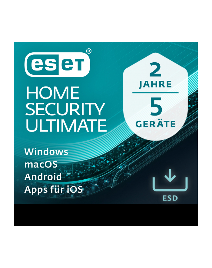 Eset ESD HOME Security Ultimate 5 Users 2 Years EHSUN2A5VAKTE EHSU-N2A5-VAKT-E