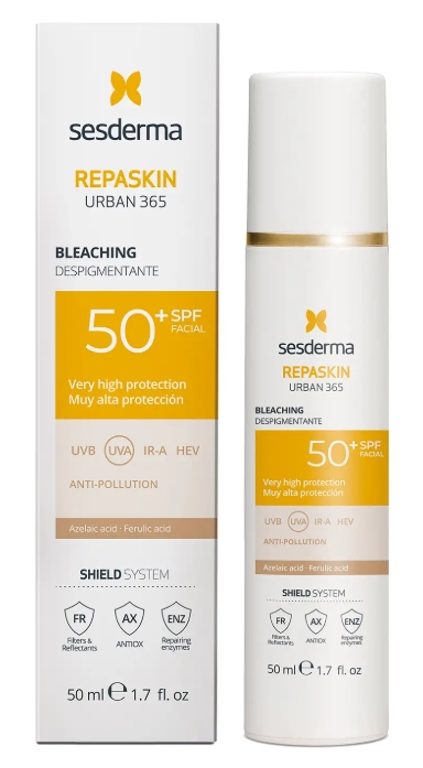 Sesderma Repaskin Urban 365, Krem przeciwsłoneczny depigmentacyjny SPF50+