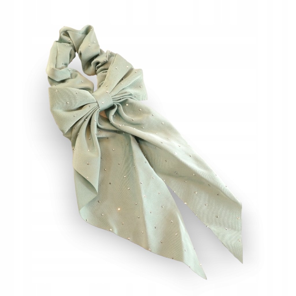 Scrunchies Gumki do włosów Owijki Kokarda Cekiny