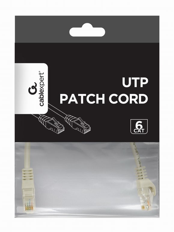 Gembird CAT6A Patchkabel Ungeschirmt 0.25m - PP6U-CU-0.25m PP6U-CU-0.25M