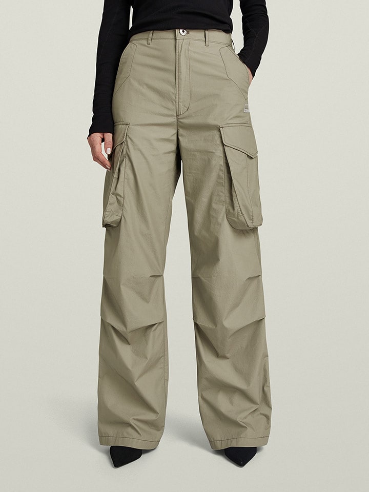 G-Star Bojówki w kolorze zielonym