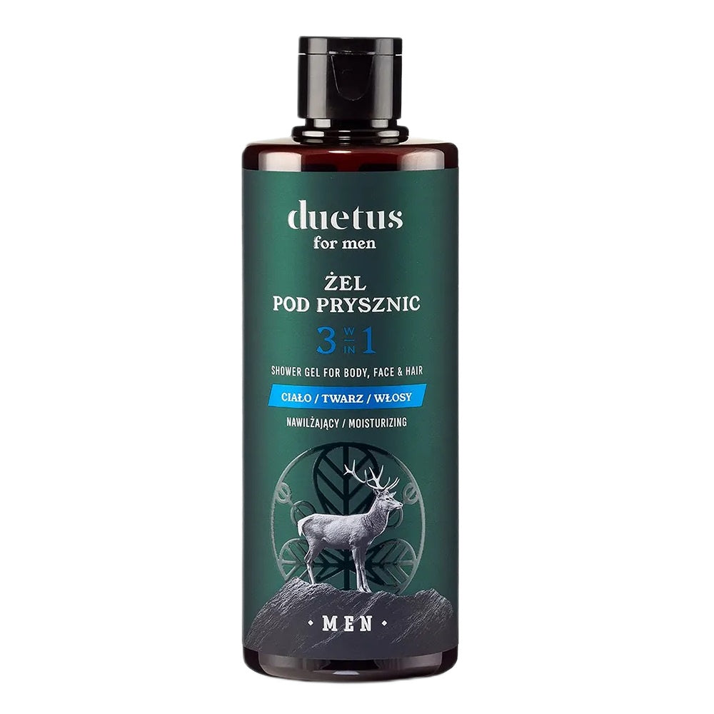 Duetus For Men nawilżający żel pod prysznic 3w1 300ml