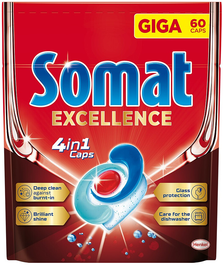 Kapsułki do zmywarek Somat Excellence 4 in 1 60szt.