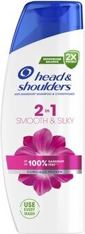 Head & Shoulders Smooth & Silky Szampon przeciwłupieżowy 2 w 1 330 ml