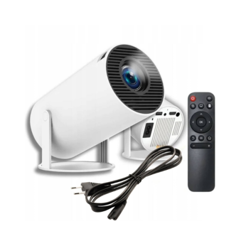 Domowy projektor Ultra HD, biały, 1 szt.