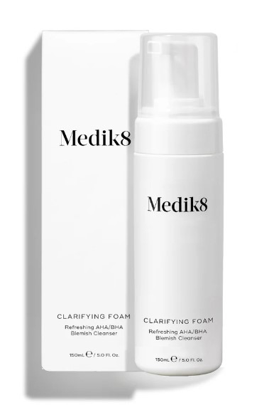 Medik8 Clarifying Foam Odświeżająca Pianka Oczyszczająca z Kwasami AHA I BHA 150ml