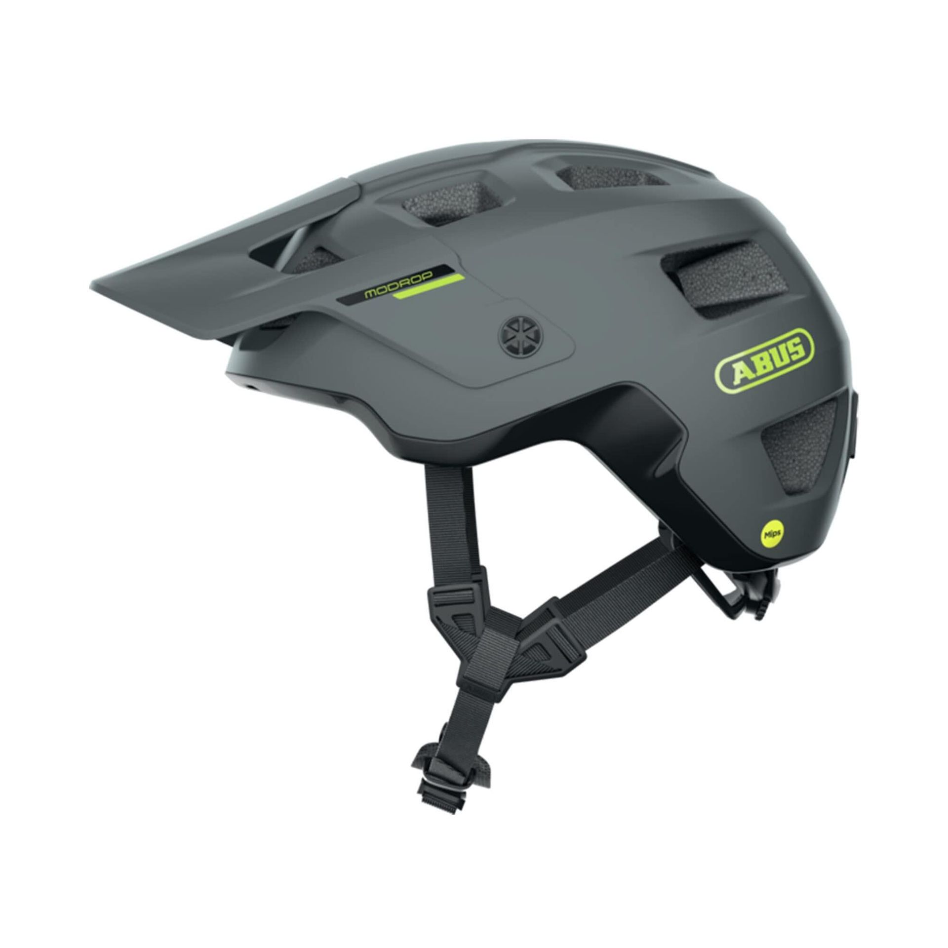 Abus MoDrop MIPS Helmet, szary S | 51-55cm 2022 Kaski MTB 65755