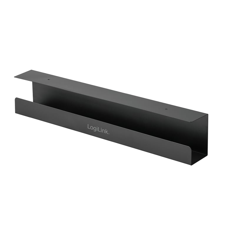 LogiLink KAB0070 organizator na kable Biurko Korytko kablowe Czarny 1 szt.