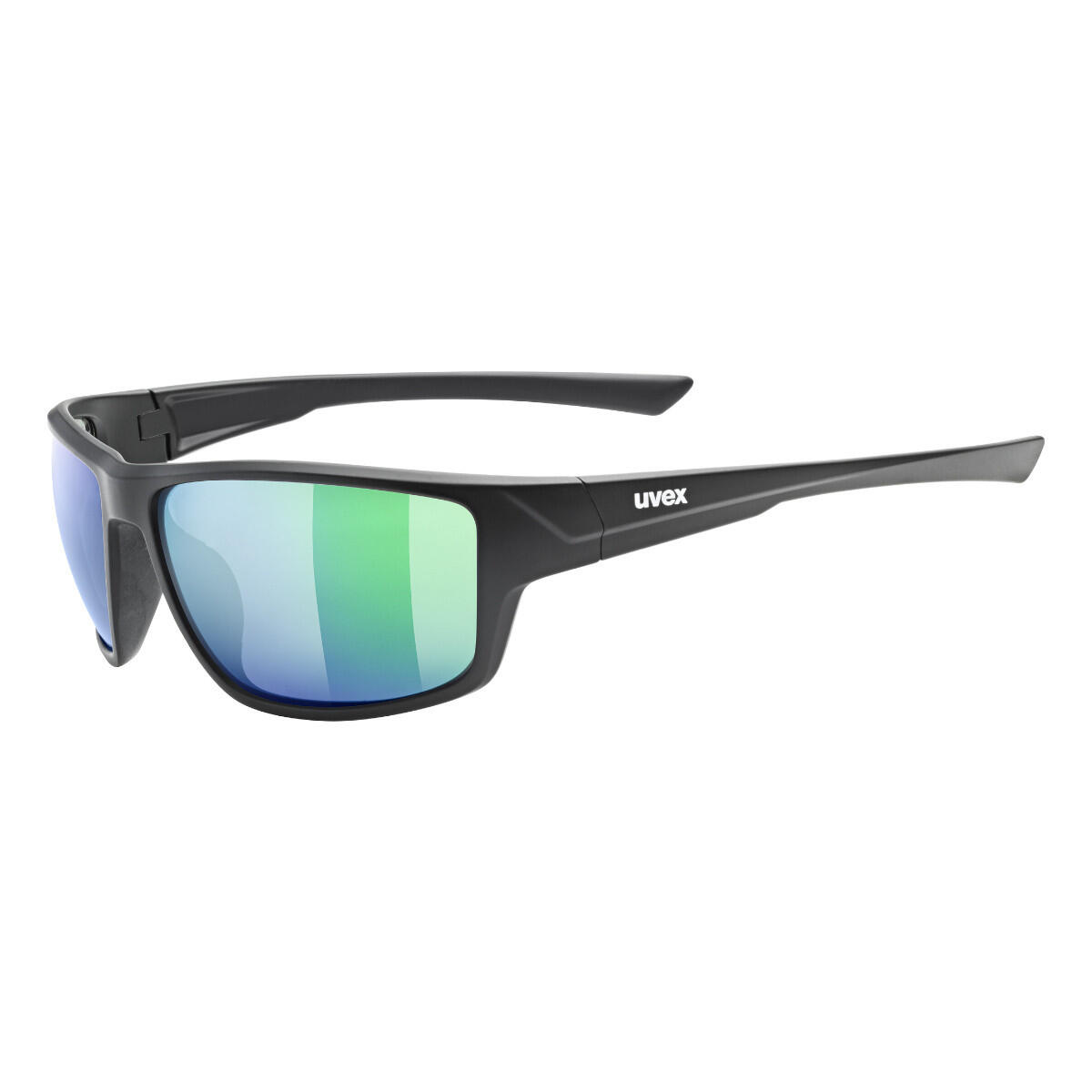 Okulary przeciwsłoneczne Uvex Sportstyle 230 - black matt/mirror green