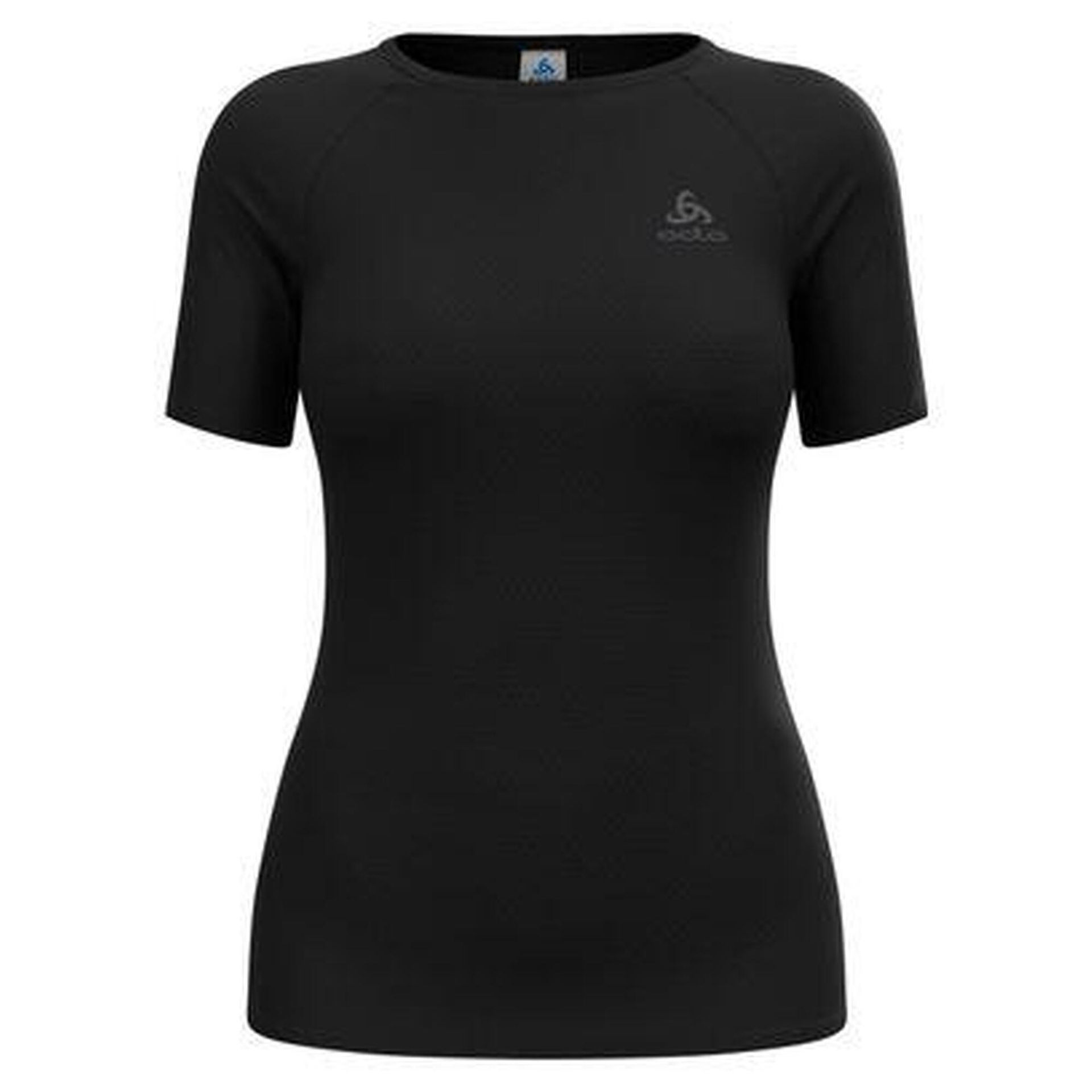 Koszulka termoaktywna damska Odlo Merino PW 140 Seamless BL Top Crew Neck SS