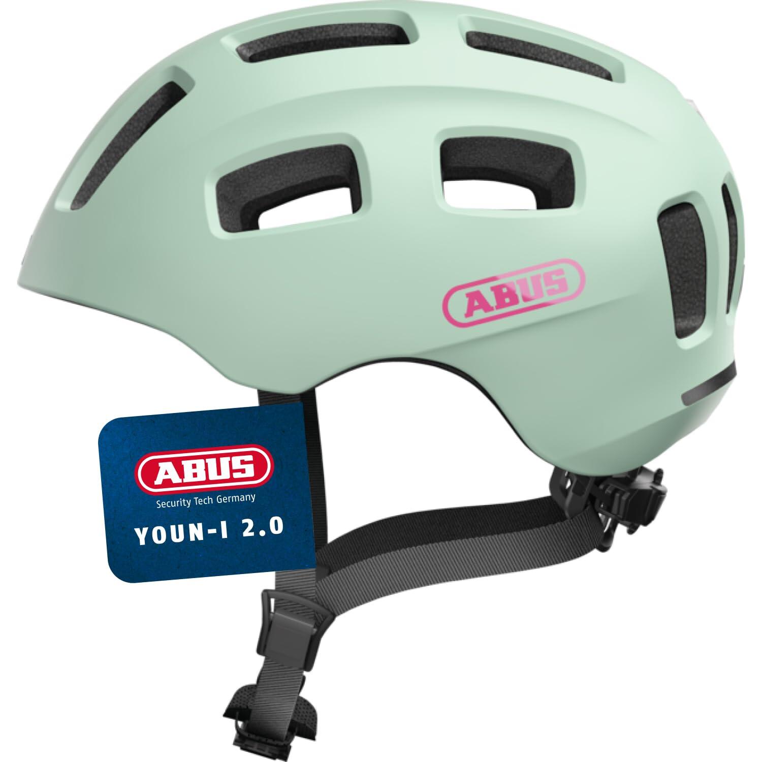 Abus Youn-I 2.0 Iced Mint M Dziecięcy kask rowerowy
