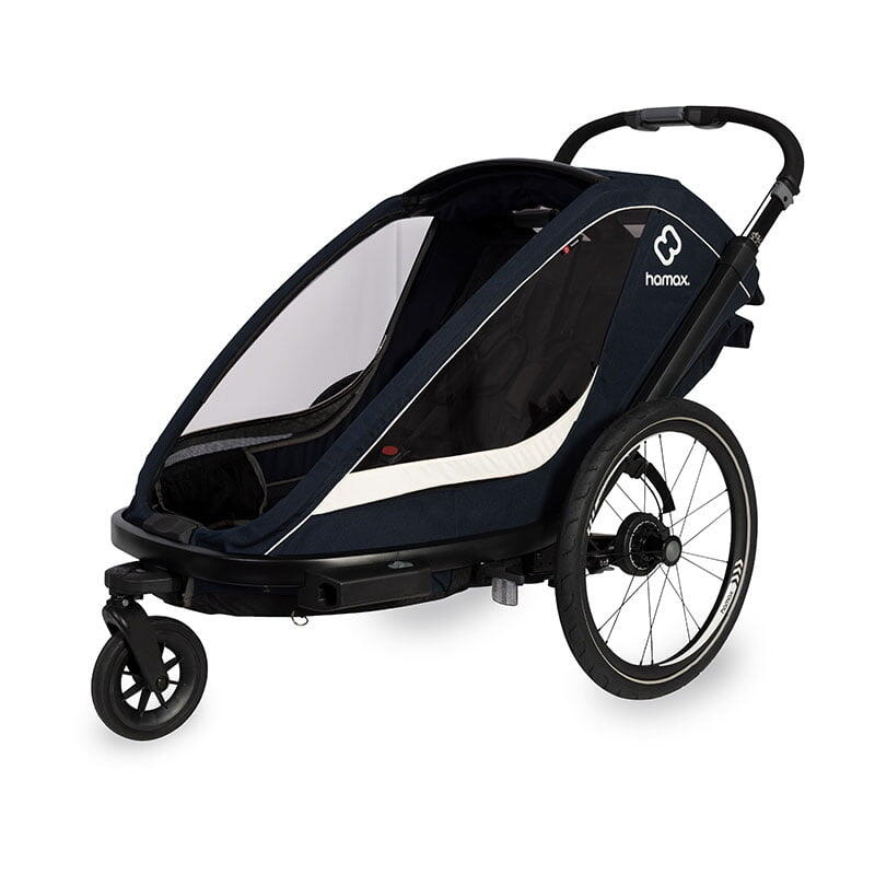 Hamax - Przyczepka rowerowa BREEZE - Navy/Cream