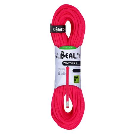 Beal Zenith Rope 9,5mm x 70m, solid pink 2021 Liny pojedyncze BC095Z.70.SP