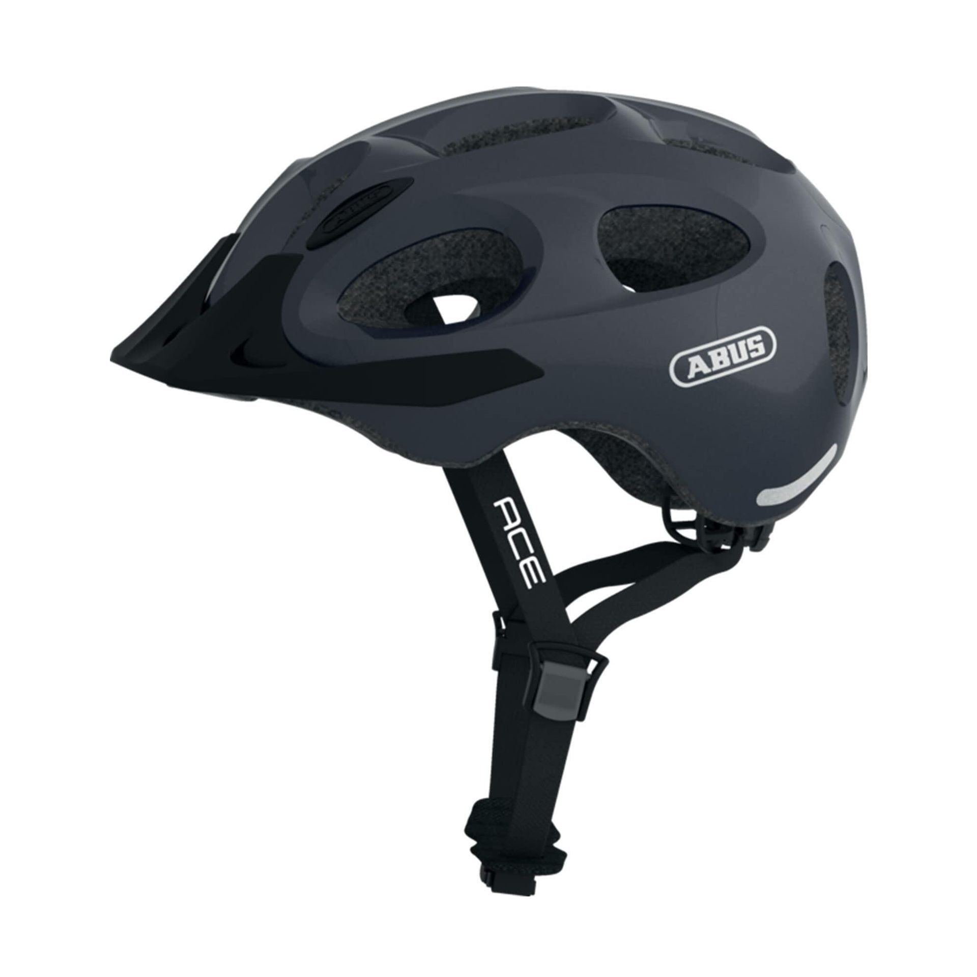 Abus Youn-I Ace Kask rowerowy, metallic blue L | 56-61cm 2021 Kaski miejskie i trekkingowe 81821