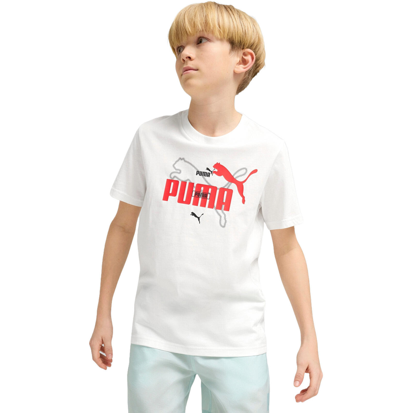 Koszulka Puma Ess Logo Lab Summer Tee B, Dzieci