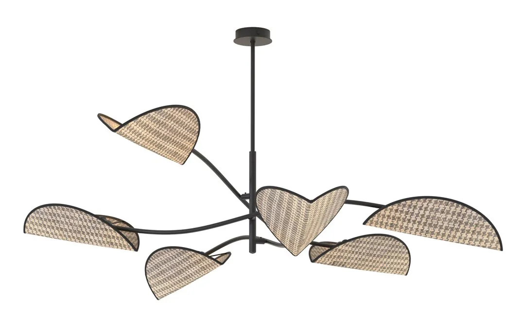 Lampa brązowa wisząca w nowoczesnym stylu H5-D90