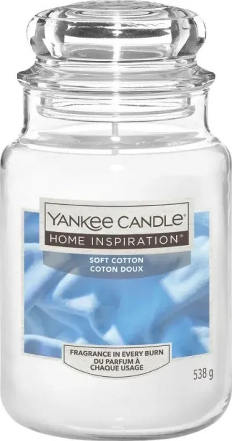 Yankee Candle Home Inspiration Soft Cotton Świeca Duża 538g