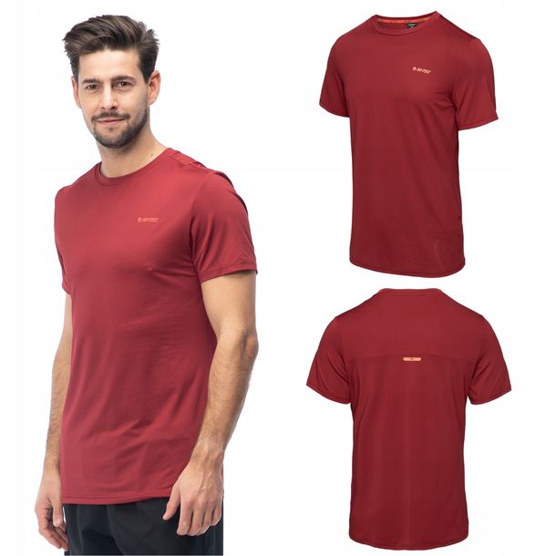 Koszulka męska hi-tec na siłownię trennig do biegania t-shirt sportowy M
