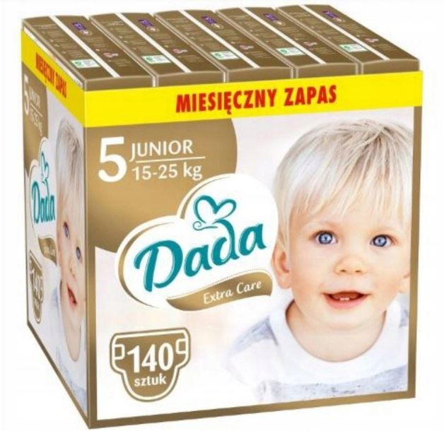 Pieluszki Dada 5 Extra Care 15-25 Kg 140 Szt. Zapas
