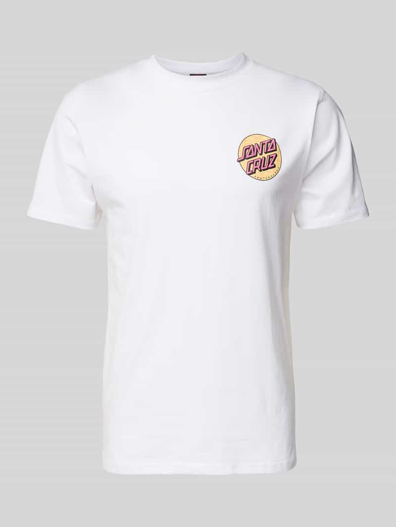T-shirt z nadrukiem z logo