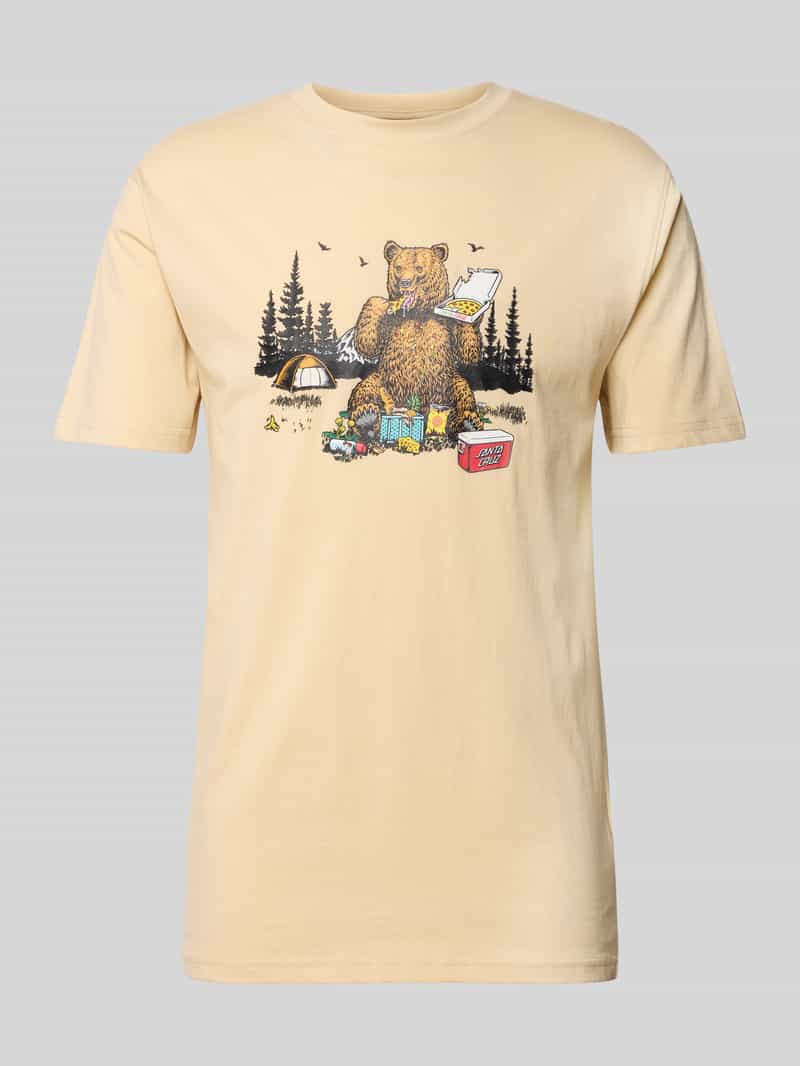 T-shirt z nadrukiem z logo