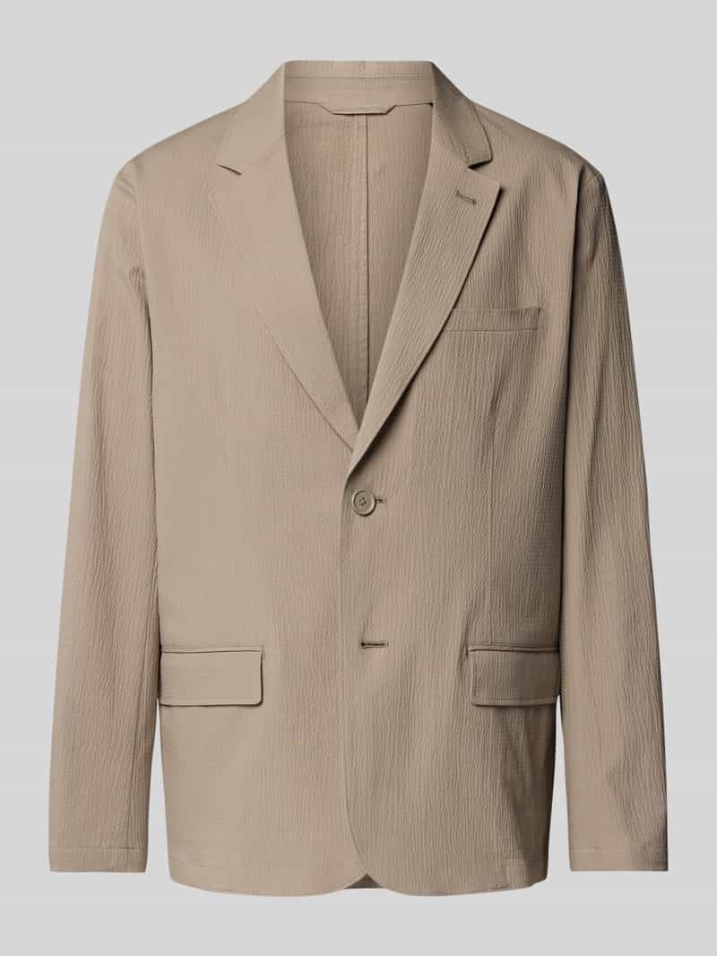 Marynarka z kieszeniami z patką i kołnierzem z połami