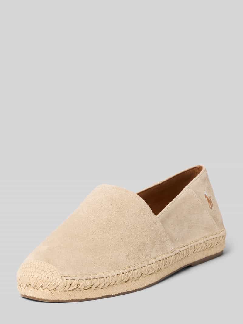 Espadryle z wyhaftowanym logo model ‘CEVIO’