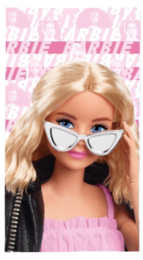 Ręcznik szybkoschnący plażowy Barbie Microfibra 70x140