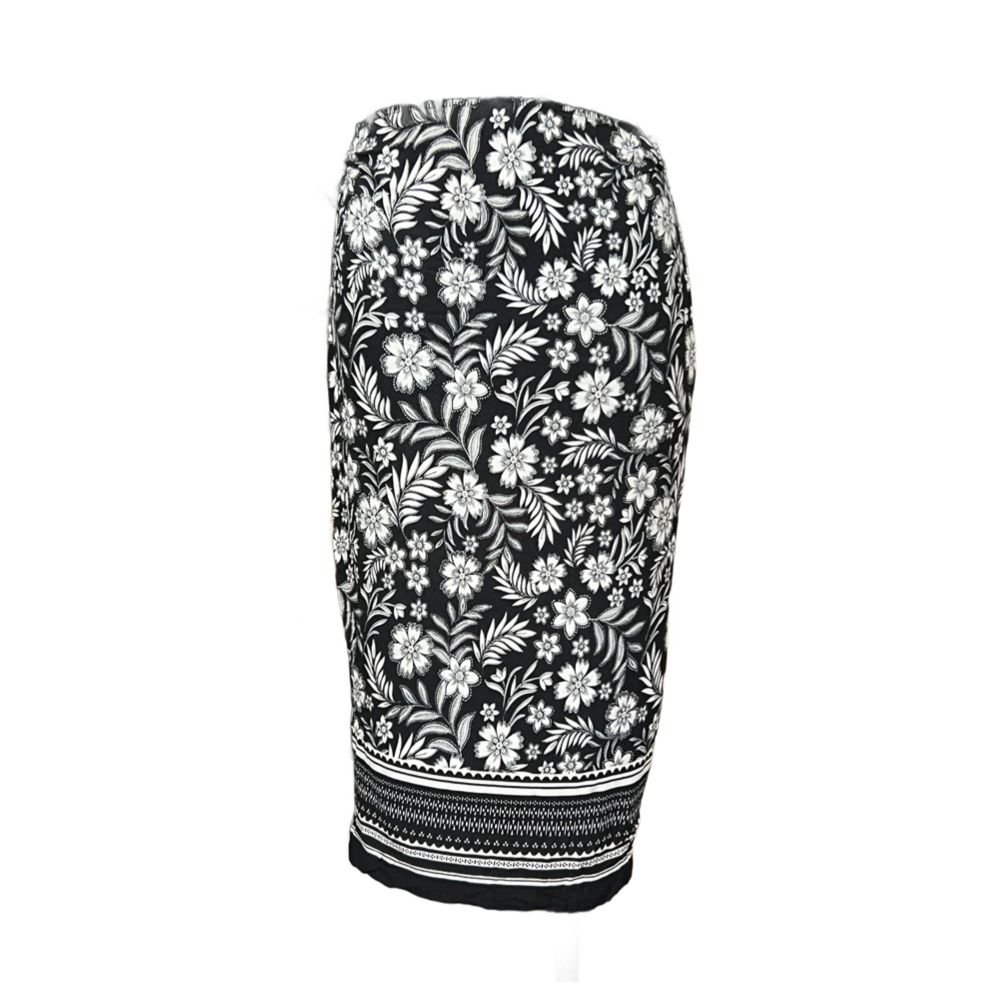 Dorothy Perkins Letnia Spódnica w Kwiatki Czarna Biała Rozmiar 40