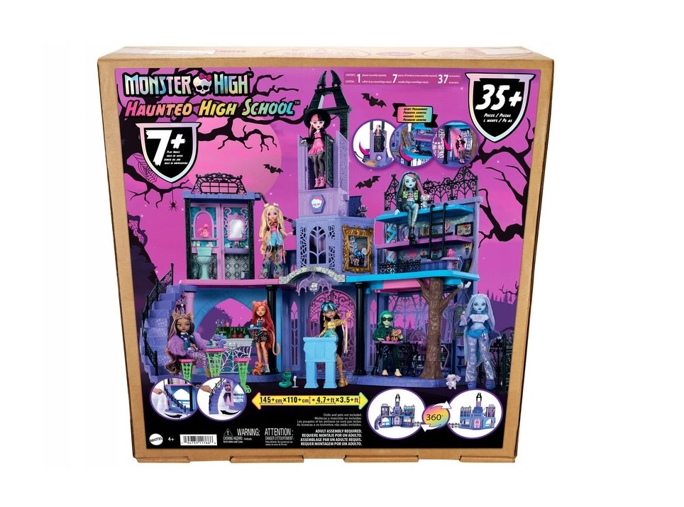 Domek MONSTER HIGH Straszyceum HLP88 Dom Szkoła XXL