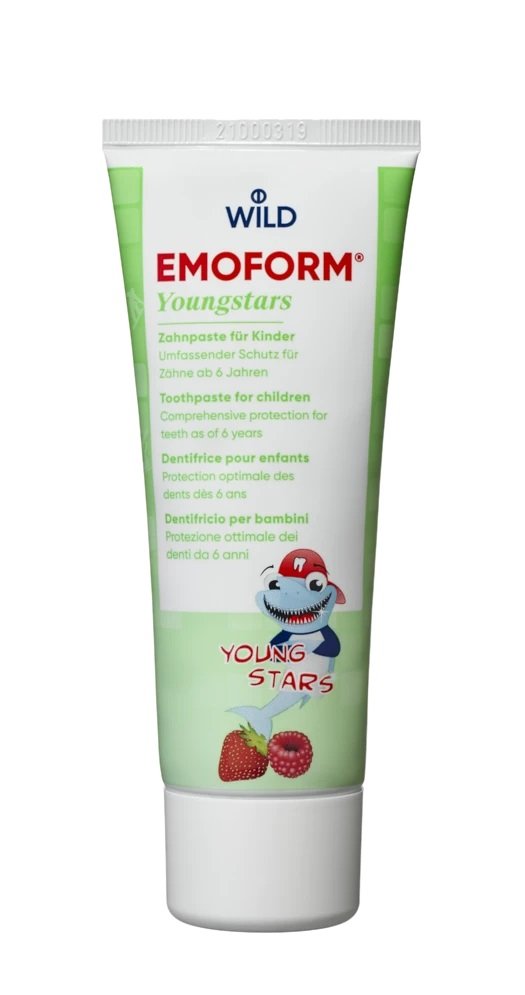 Emoform Youngstars Pasta Do Zębów Dla Dzieci 75ml Truskawka-Malina 6-12 Lat, , E101334, [kolor]