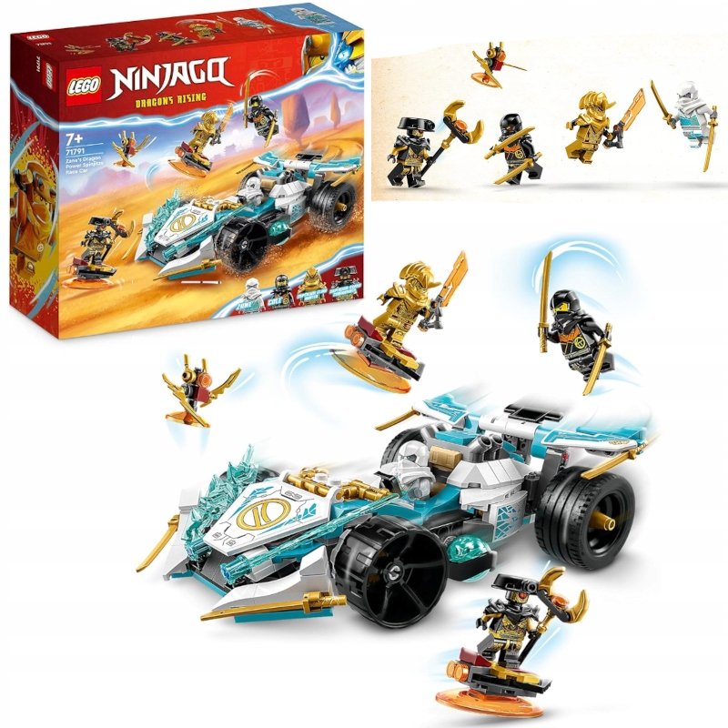 Klocki Lego Ninjago Samochód Spinjitzu Smoka Zanea Smocza Moc 71791 Zestaw