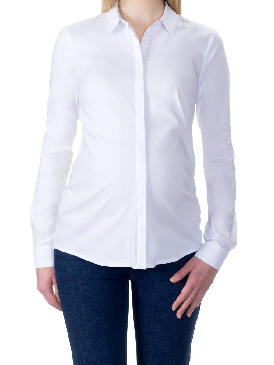 Damska koszula z długim rękawem ciążowa biała Bellybutton Maternity, r.44