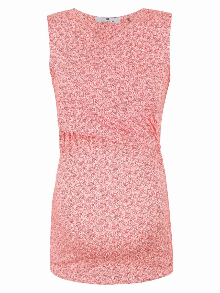 Damska tunika do karmienia czerwona Bellybutton Maternity, r.S