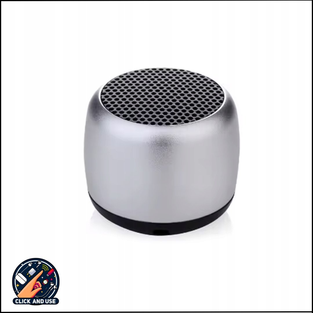 PRZENOŚNY GŁOŚNIK BLUETOOTH MINI USM TYLKO 3 cm Srebrny
