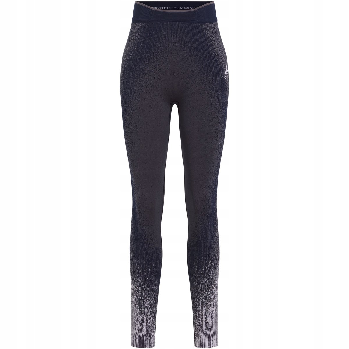 Legginsy termoaktywne damskie ODLO Performance Warm Blackcomb fioletowe M