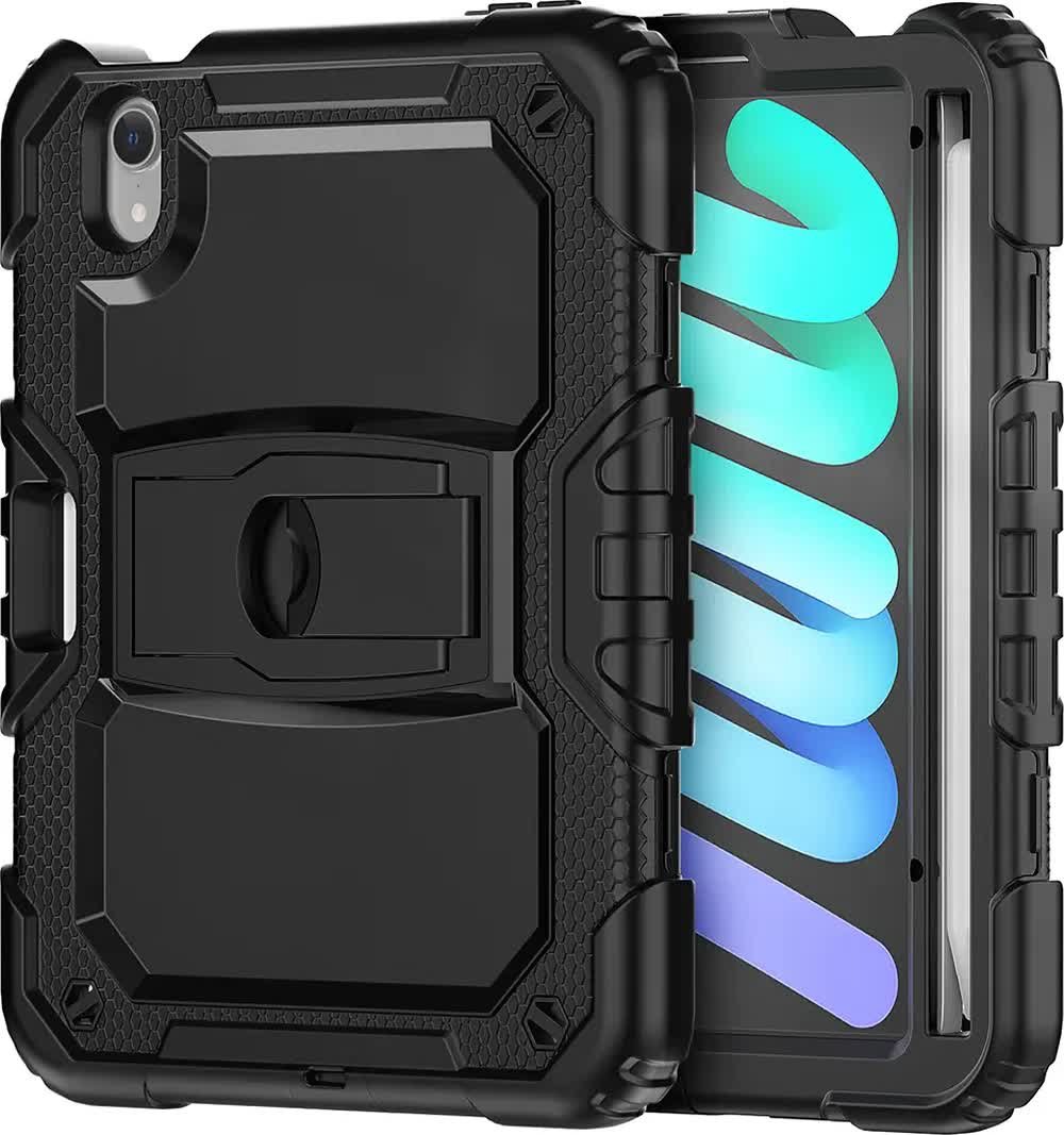 Etui do iPad Mini 6 8,3” z Podstawką i Miejscem na Rysik Czarne