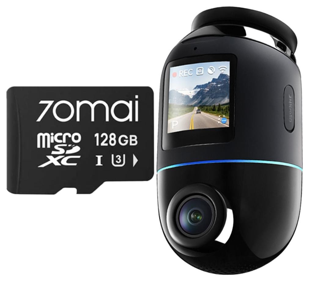 70mai Omni X800 4K Czarna + karta 70mai SD 128GB