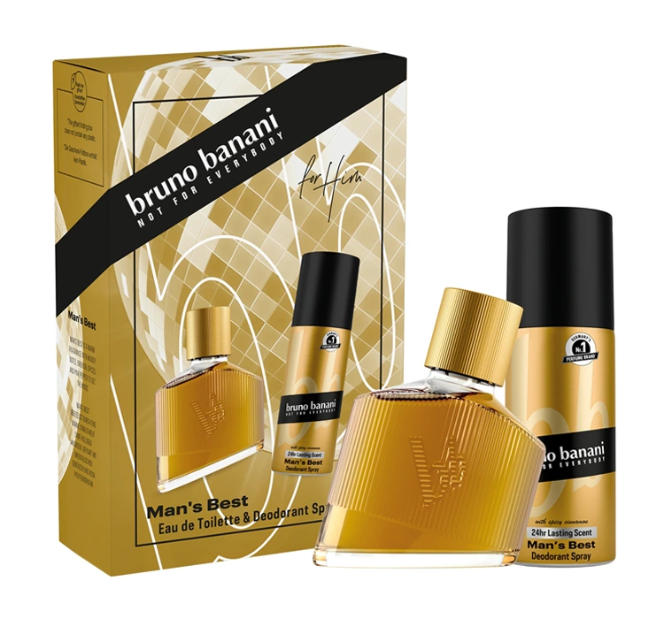 Bruno Banani Man's Best woda toaletowa spray 30ml + dezodorant spray 50ml