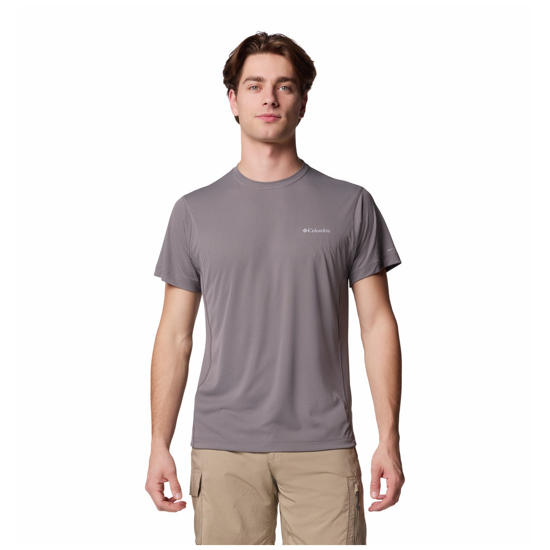 Męska koszulka Columbia Zero Rules™ Light Short sleeve Crew Rozmiar: M / Kolor: szary