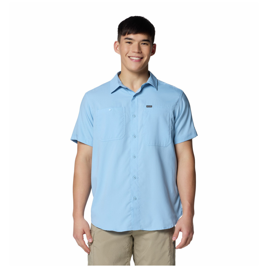 Koszula męska Columbia Silver Ridge™ Utility Lite Short Sleeve Rozmiar: M / Kolor: jasnoniebieski