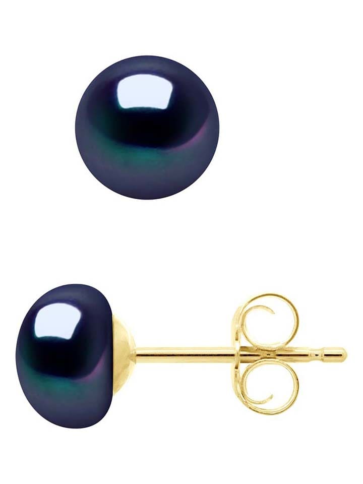 Pearl Addict Kolczyki-wkrętki z perłami tahiti