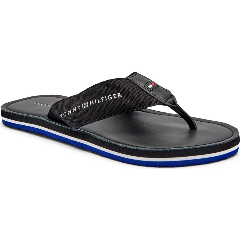 Tommy Hilfiger Japonki z dodatkiem skóry