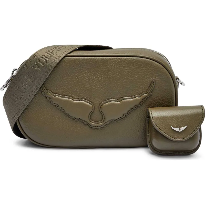 Zadig&Voltaire Skórzana listonoszka + portmonetka ROCK WITH YOU