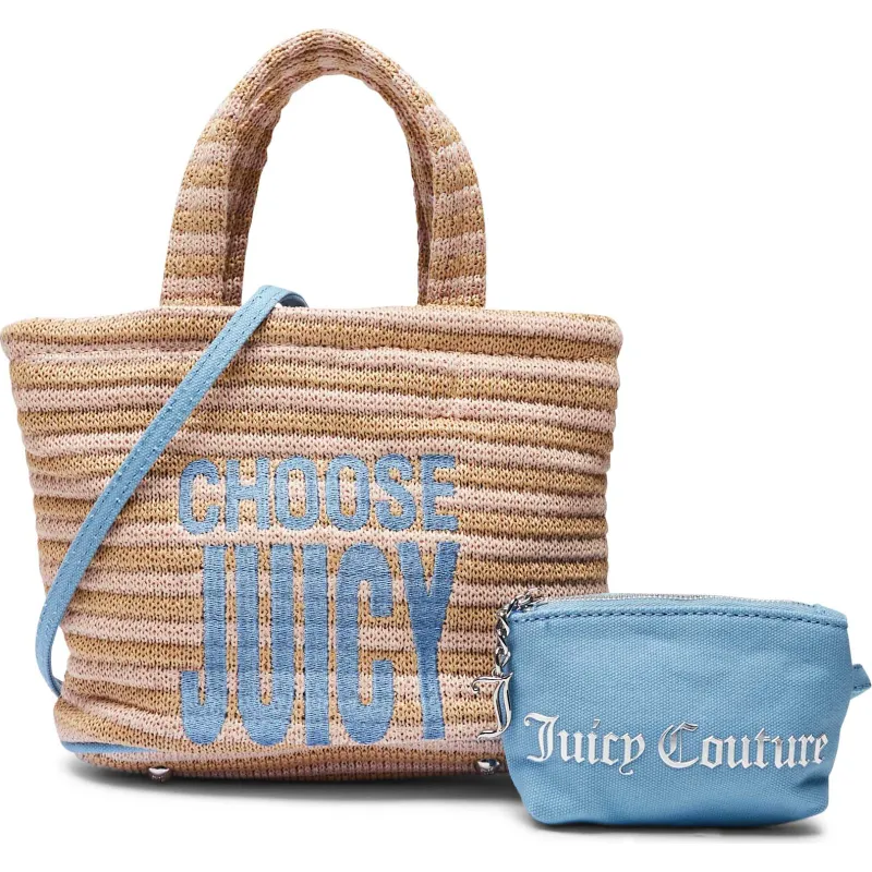 Juicy Couture Torebka na ramię + saszetka Nora Straw S.