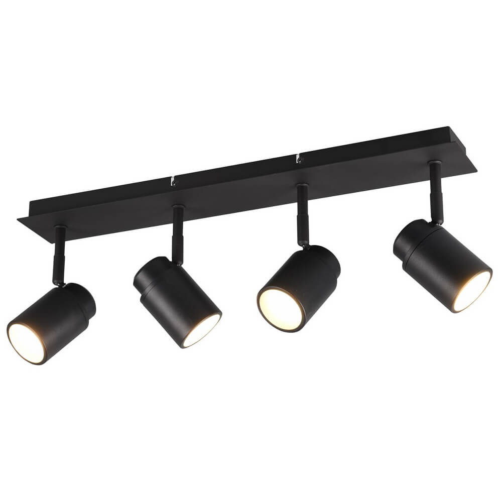 Sufitowa lampa regulowana ANGELO 880400432 IP44 tuby czarny