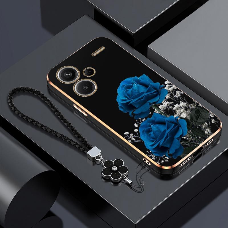 TEMU Etui na telefon - Piękna Róża dla redmi Note 13 Pro+ z wygodnym dotykiem, solidna wersja Note 13 Pro+ idealna dla stylu