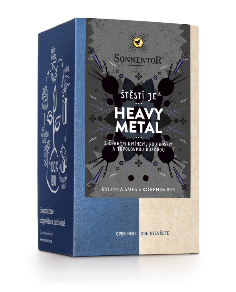 Sonnentor - Happiness is® Heavy Metal, herbata w torebkach, organiczna, 18 szt.