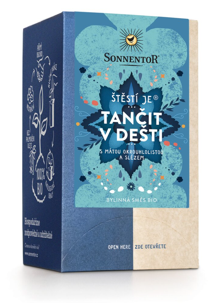 Sonnentor - Happiness is® dancing in the rain, herbata w torebkach, organiczna, 18 szt.